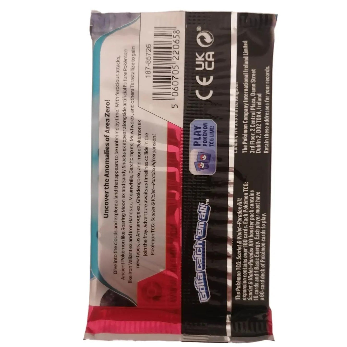 Pokemon Paradox Rift Booster Pack