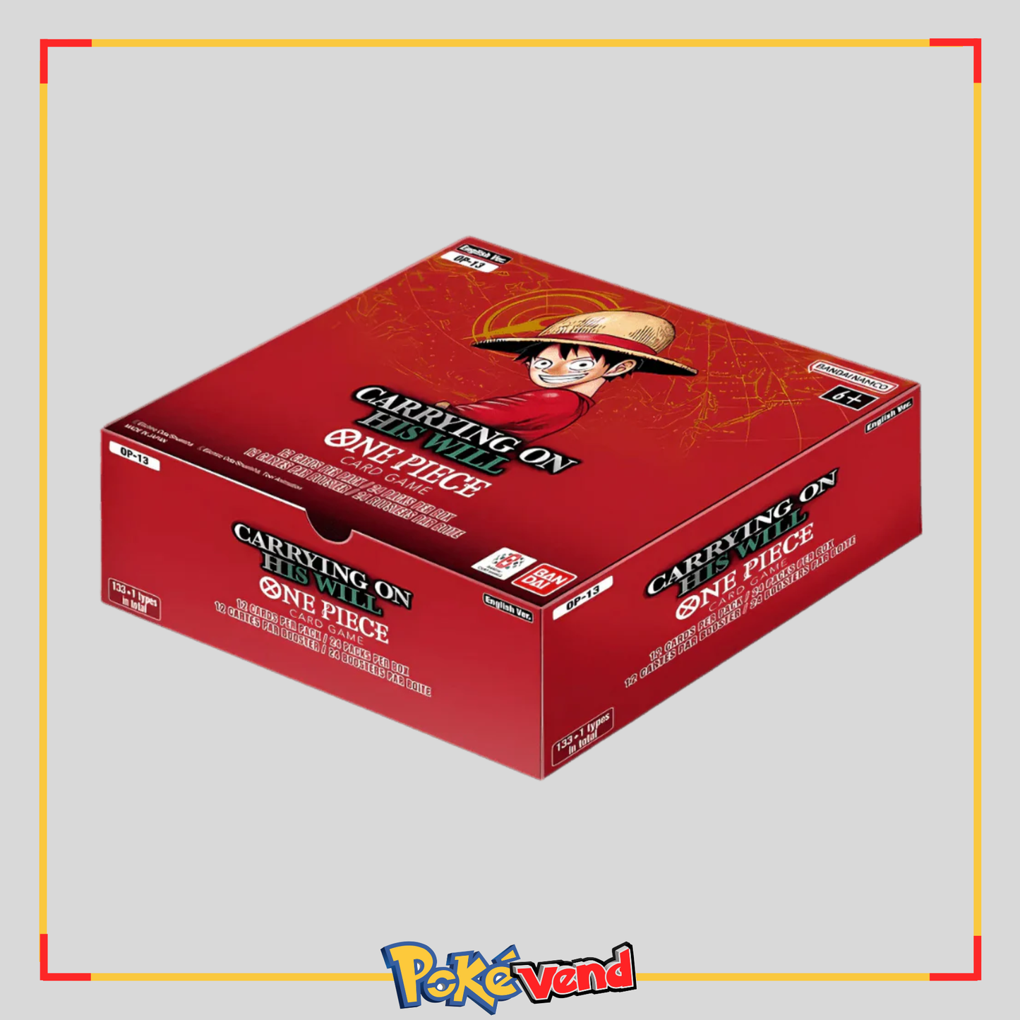 One Piece OP-13 Carrying On His Will Booster Box