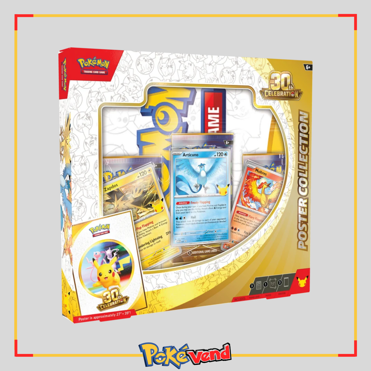 Pokemon 30th Anniversary Poster Collection Box