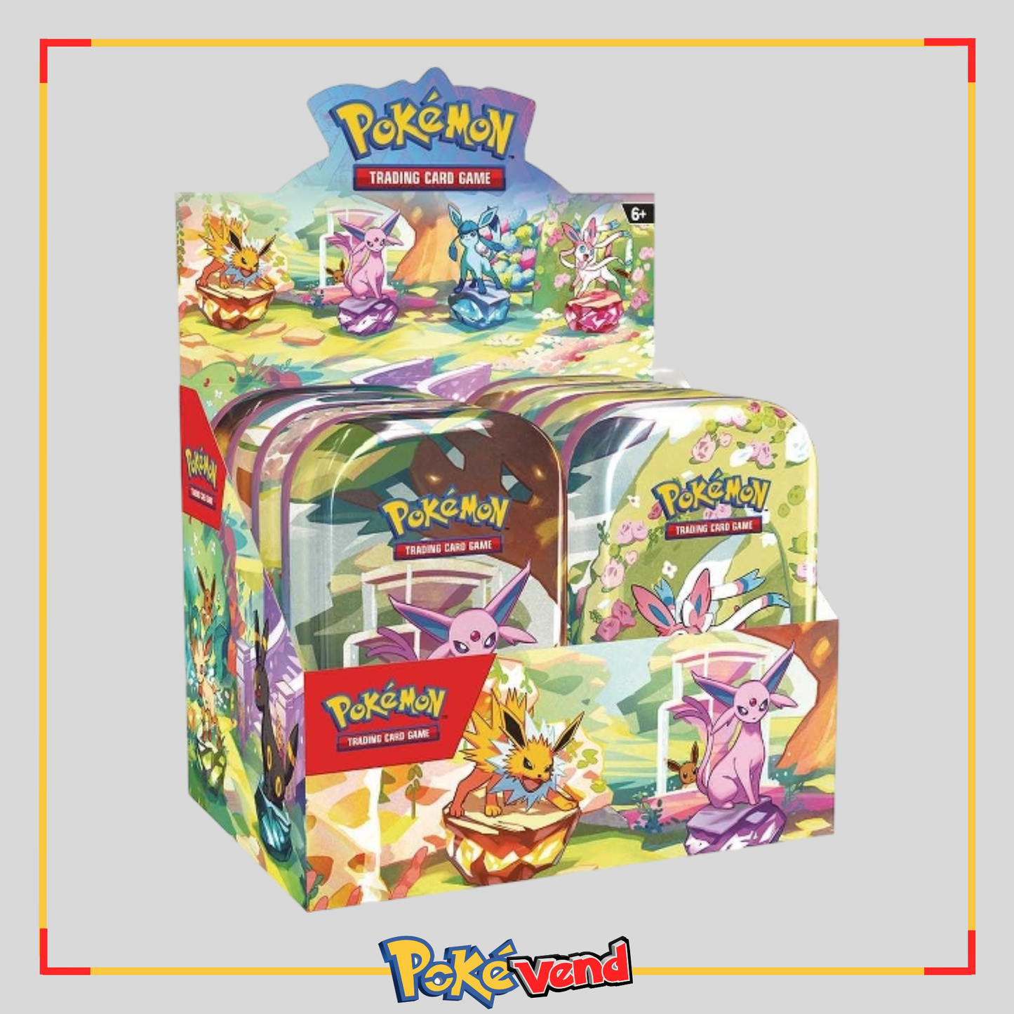 Pokemon Prismatic Evolutions Mini Tin