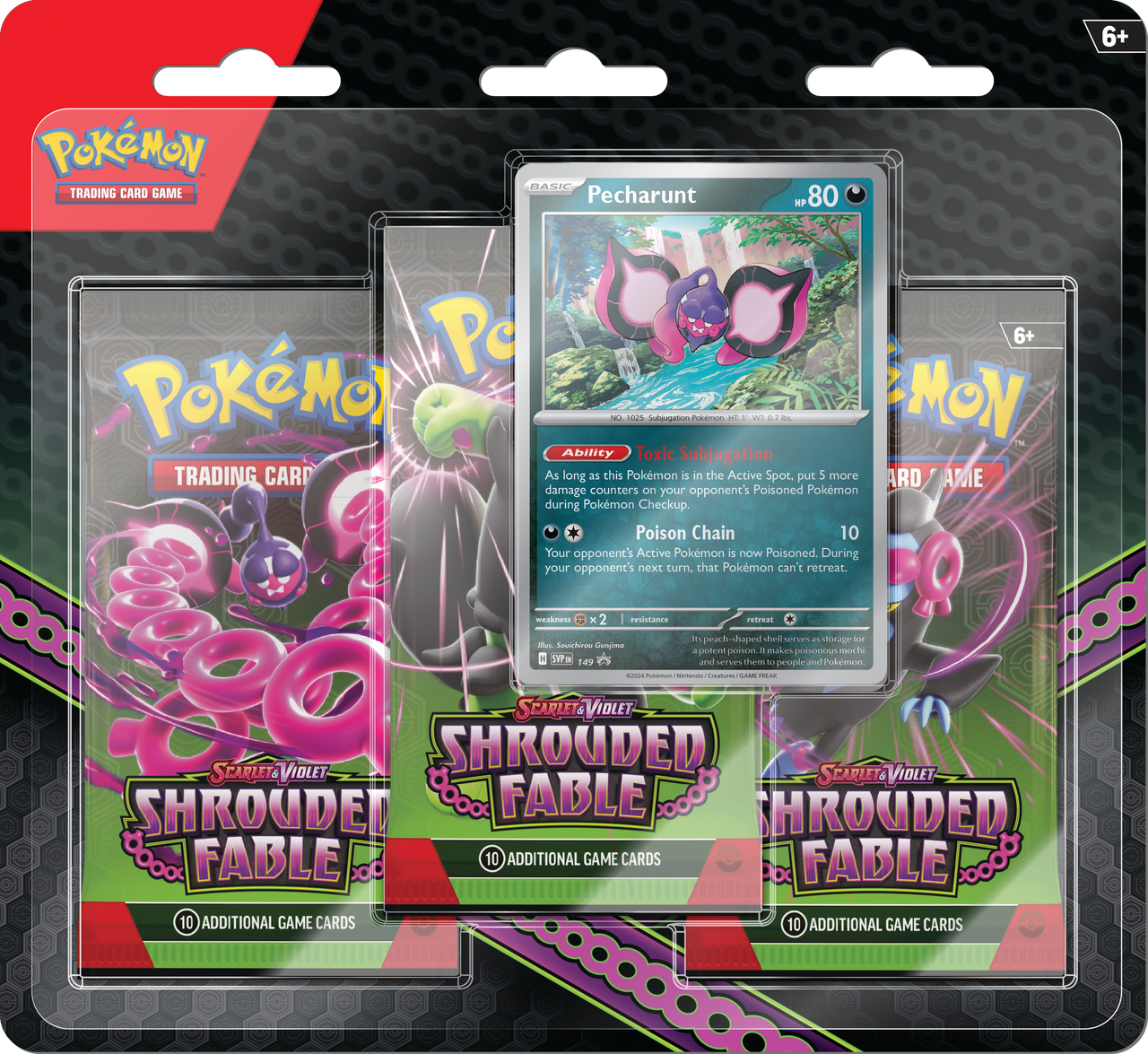 Pokemon Shrouded Fable Triple Blister