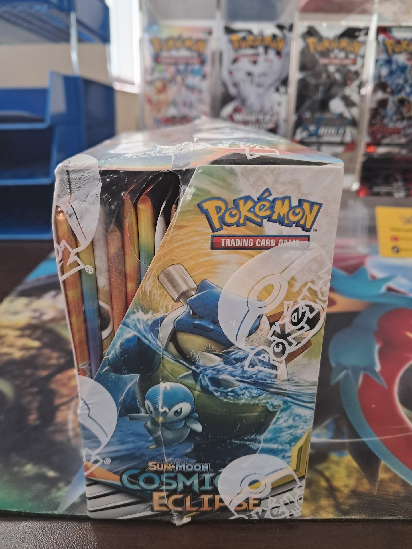 Pokemon Cosmic Eclipse Booster Box (Seal slightly damaged)