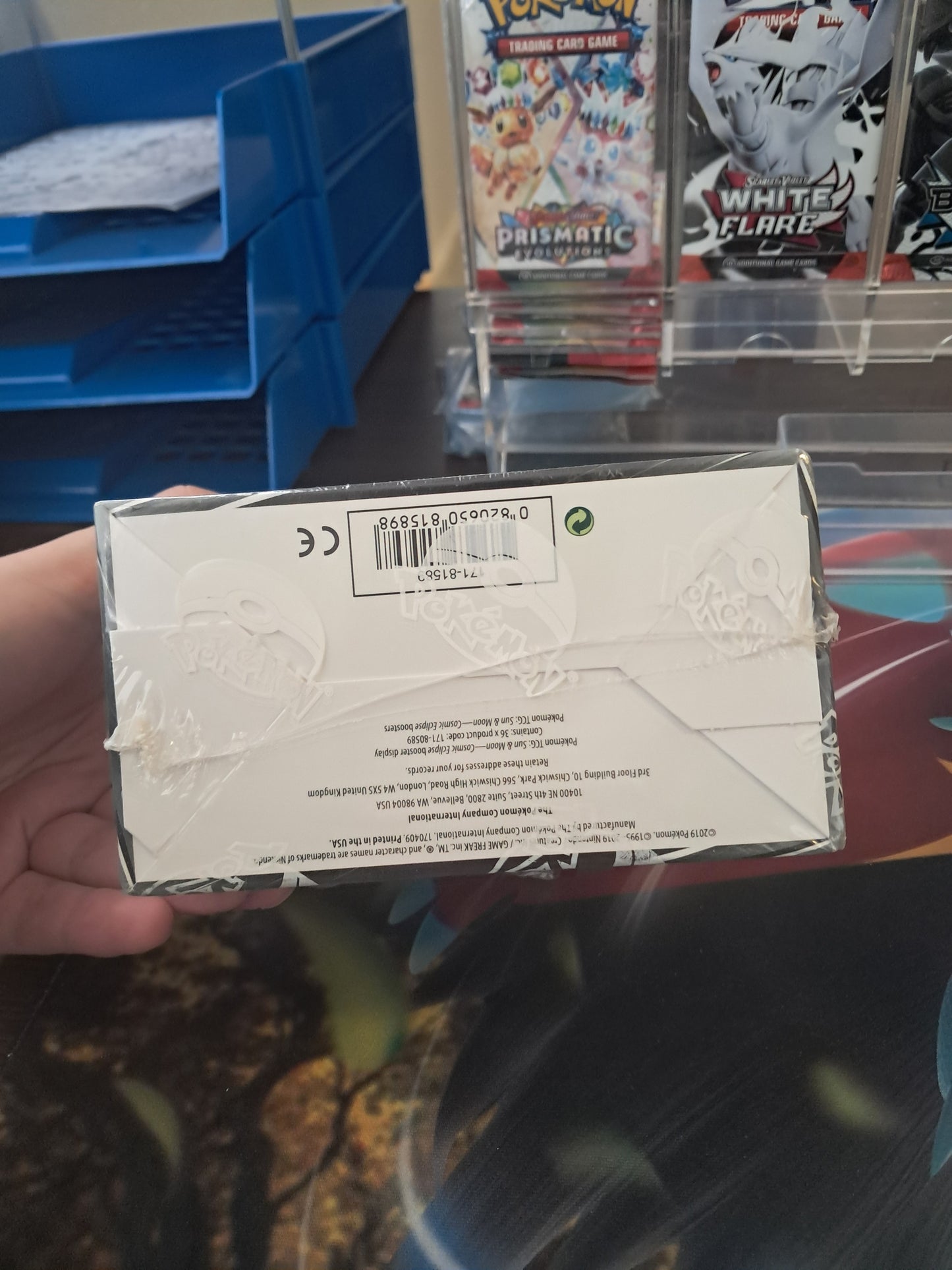 Pokemon Cosmic Eclipse Booster Box (Seal slightly damaged)