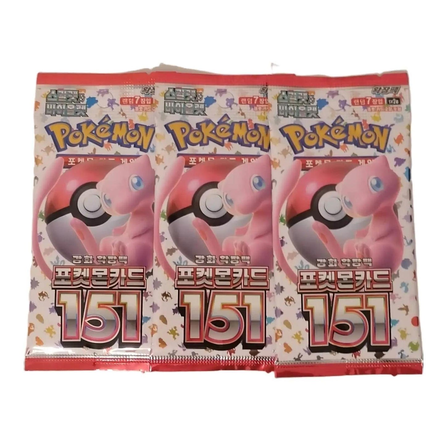 Pokemon 151 Korean Booster Pack (5 Cards)