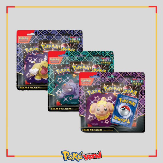 Pokemon Paldean Fates Tech Sticker Collection