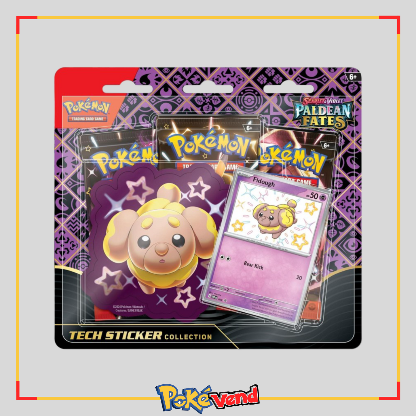 Pokemon Paldean Fates Tech Sticker Collection