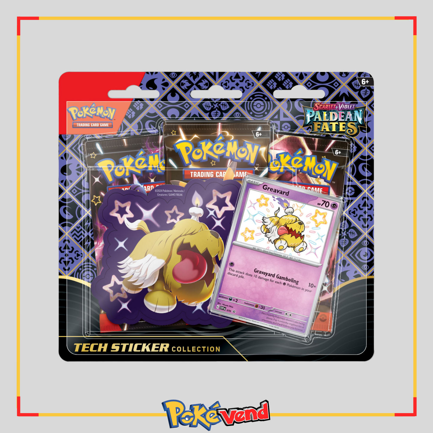 Pokemon Paldean Fates Tech Sticker Collection