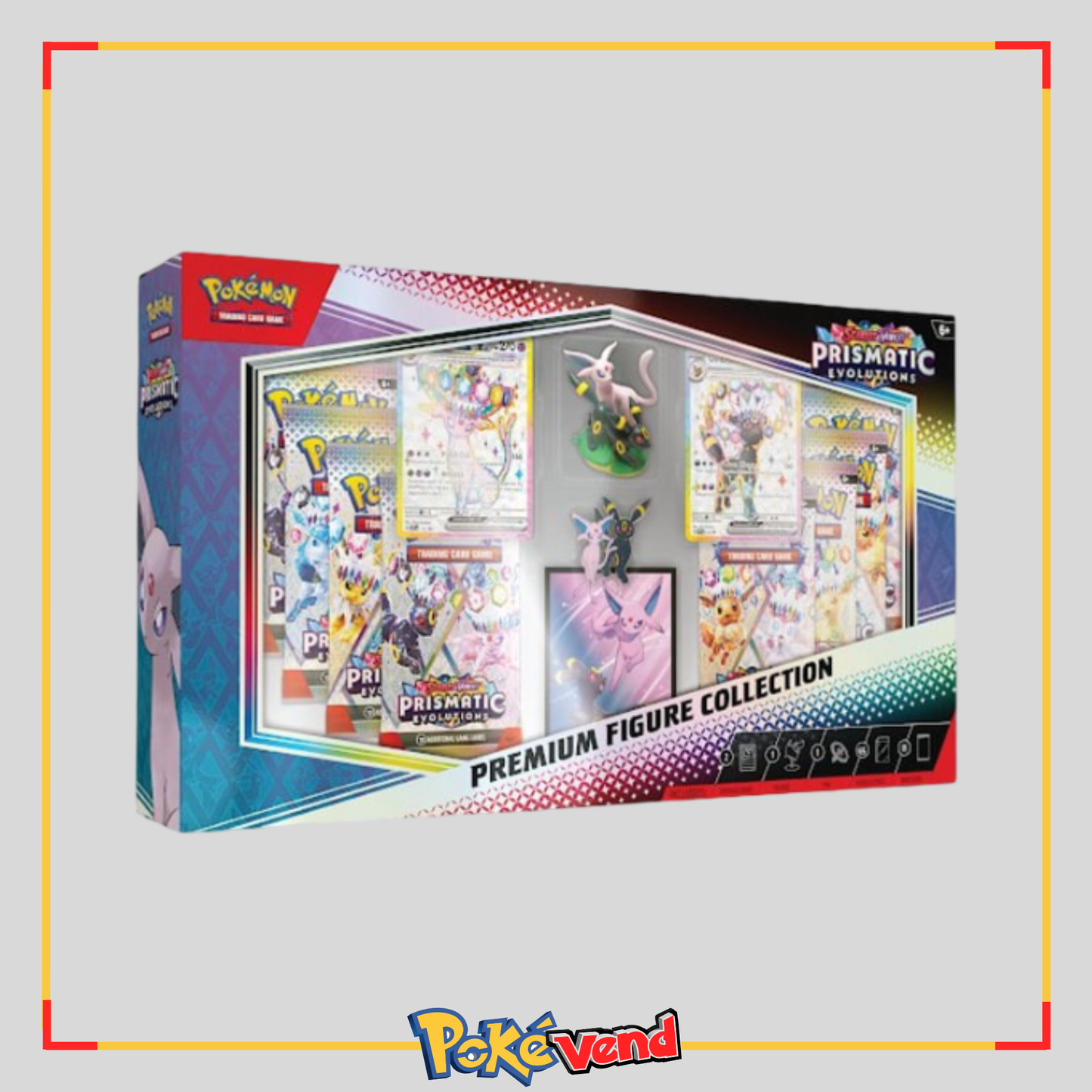 Pokemon Prismatic Evolution Premium Figure Collection Box
