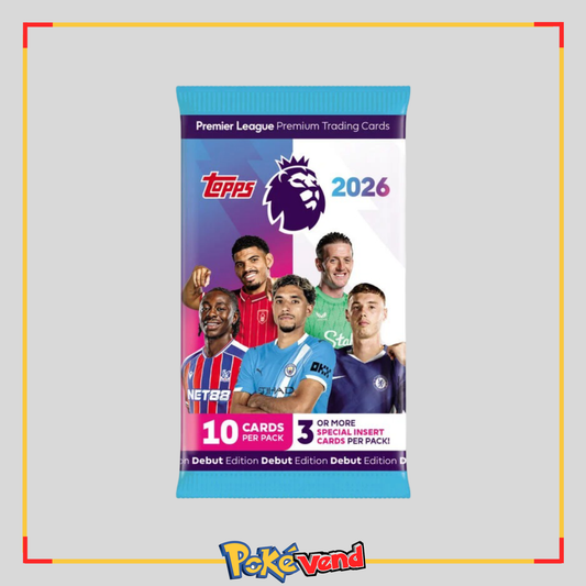 Topps Premier League 2026 Trading Cards Football Booster Pack