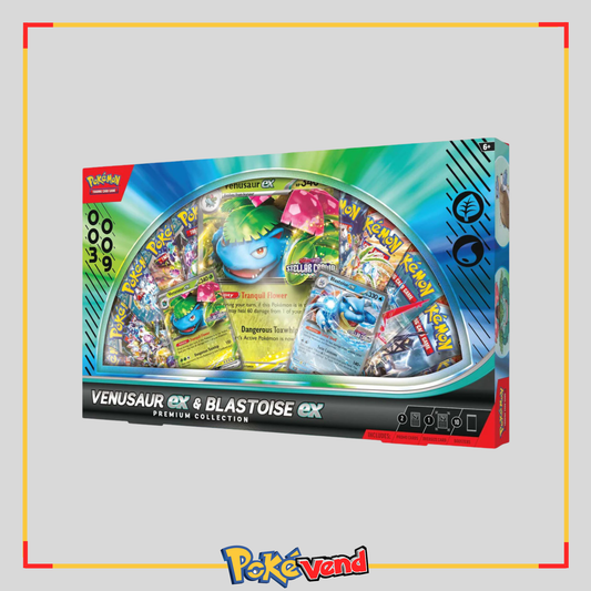 Pokemon Venasaur & Blastoise Premium Collectrion Box