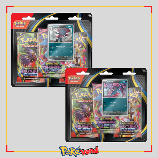 Pokemon Phantasmal Flames Triple Blister