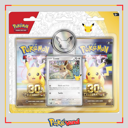 Pokemon 30th Anniversary Two Pack Blister Pack - Eevee Promo