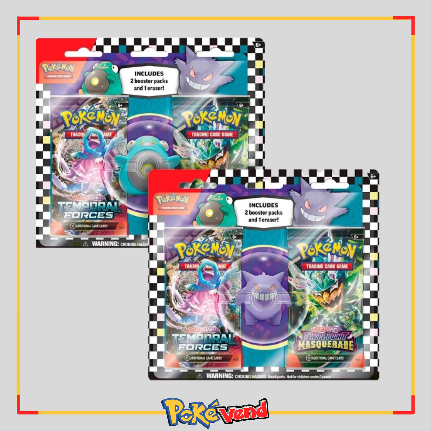 Pokemon Back to School Eraser Pack 2024