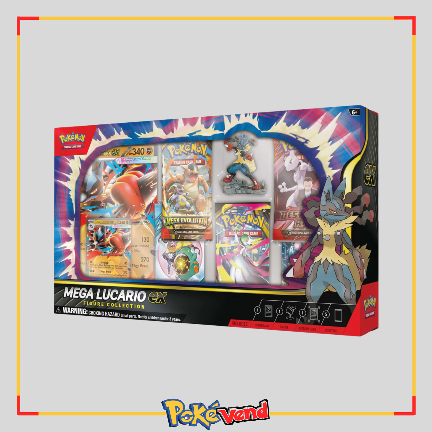 Pokemon Mega Lucario Figure Collection Box