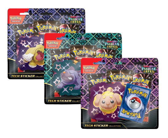 Pokemon Paldean Fates Tech Sticker Collection