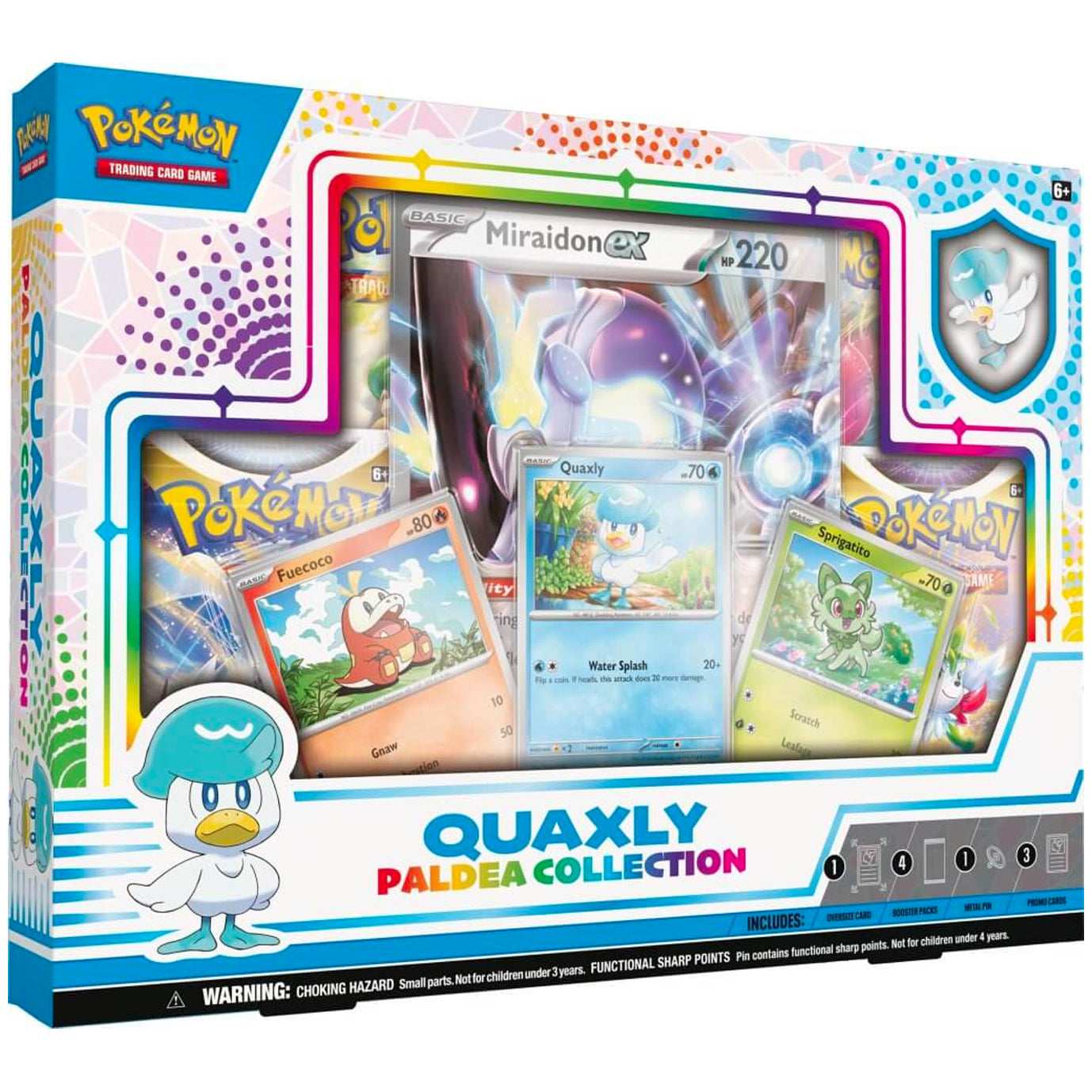 Pokemon Paldea Collection Box Quaxly/Fuecoco/Sprigatito